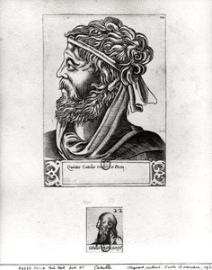 Due ritratti di Catullo (c.84-c.54 a.C.) da French School